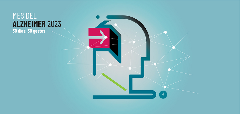Imagen del Mes del Alzheimer en el CREA