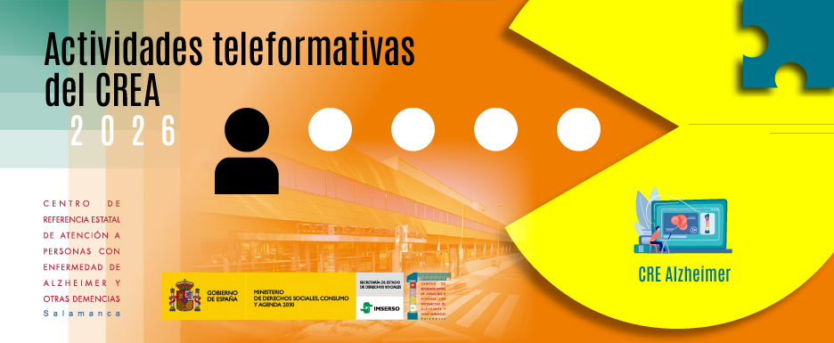 Cartel anunciador de las actividades teleformativas del CREA en 2026.