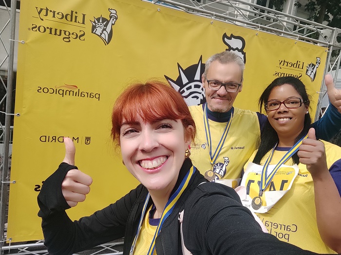 Personas usuarias del centro que participaron en la carrera