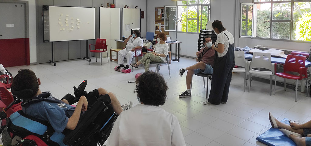 Durante el taller de empatía